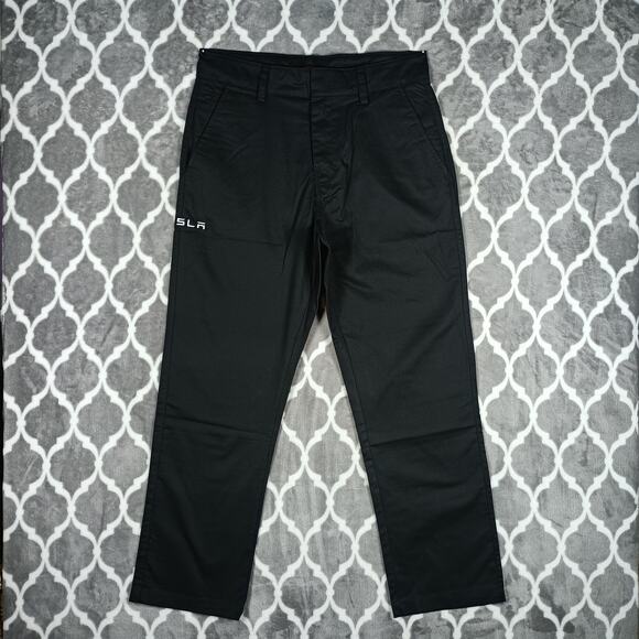 Tesla Pants Mens 34x30 Black Work Chino Uniform Work Employee Chino UNWORN - Picture 1 of 13
